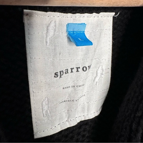 Anthropologie Sparrow Fairisle Front Zip Cardigan Sweater Size Large - Picture 7 of 10